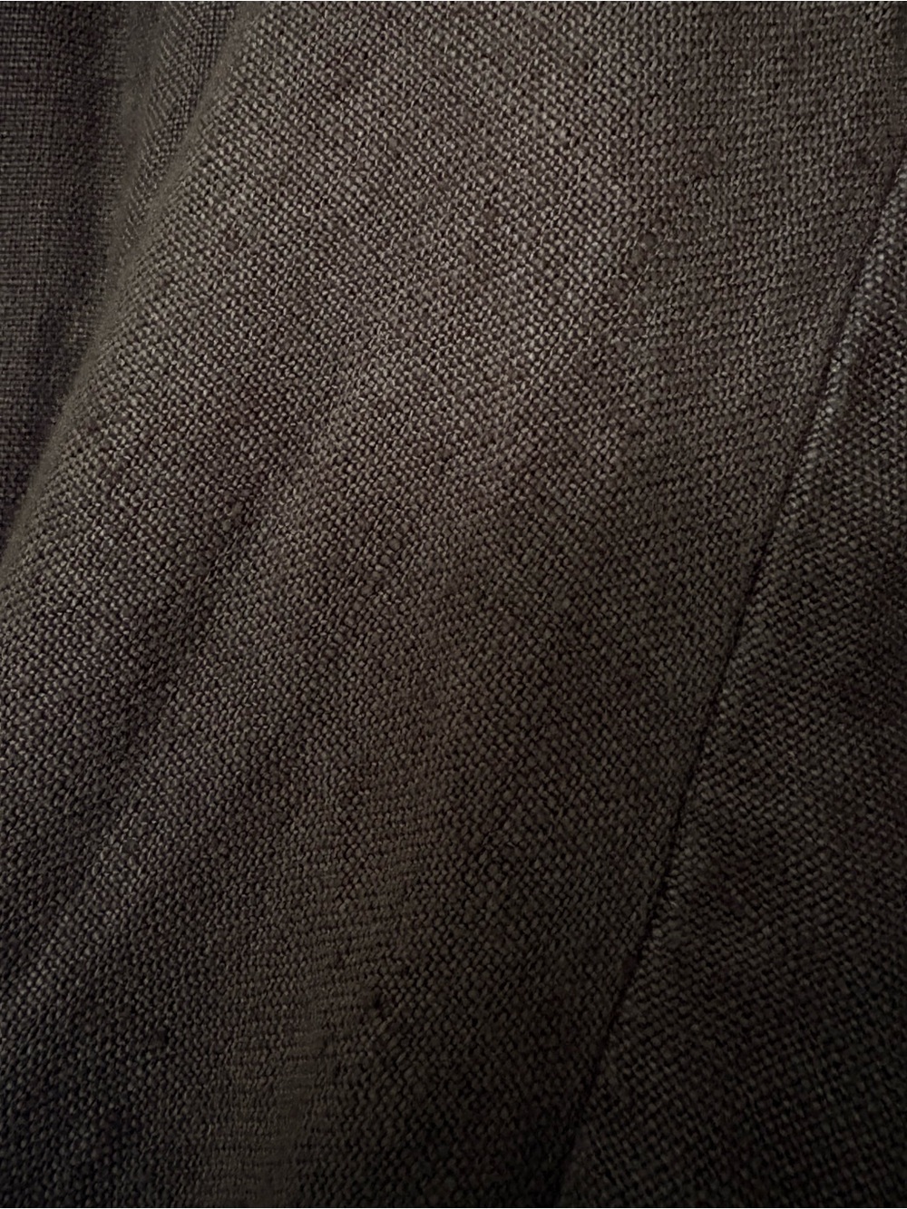 Rough Linen Robe 100% Linen Flax Gray Unisex Large - Picture 4 of 10